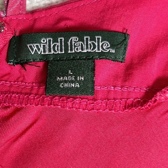 NWT Wild Fable Iridescent Double Strap Maxi Slip Dress - Picture 10 of 11